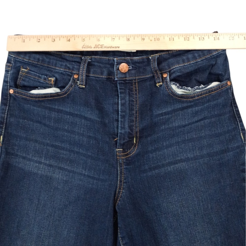 Jessica Simpson High Rise Flare Jeans Women's 8/29 Blue Stretch Denim - Picture 7 of 8